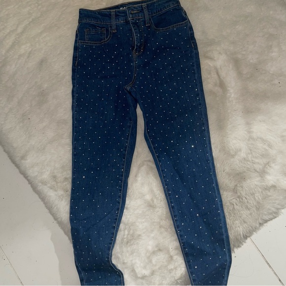 Wild Fable Skinny Jeans With Rhinestone Bling - Picture 2 of 6